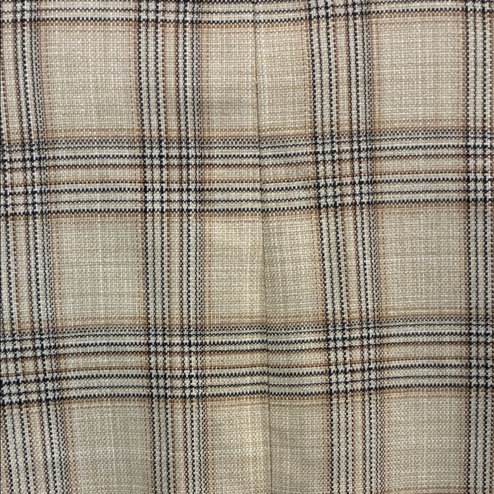 Murano Cream & Gray Plaid Men's Sport Coat - Picture 5 of 7